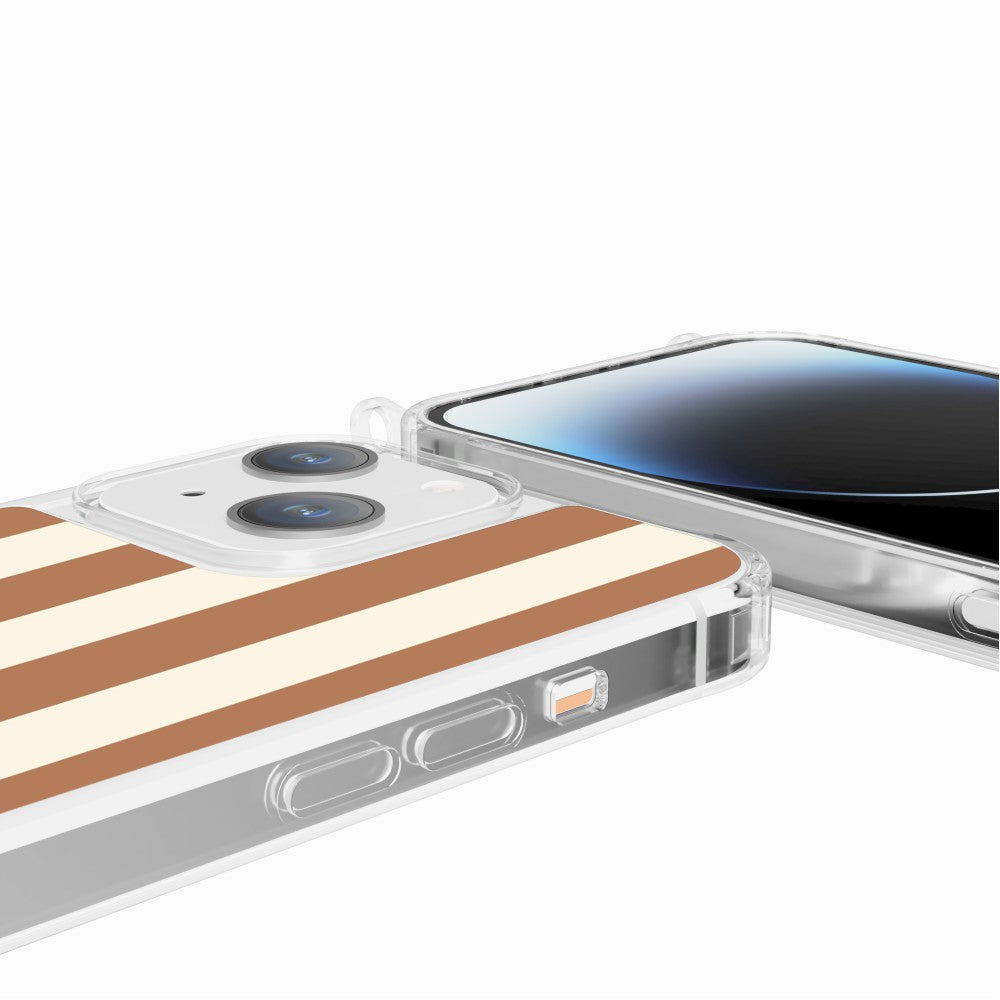 Coque Anneaux Imprimee Cappuccino - 28