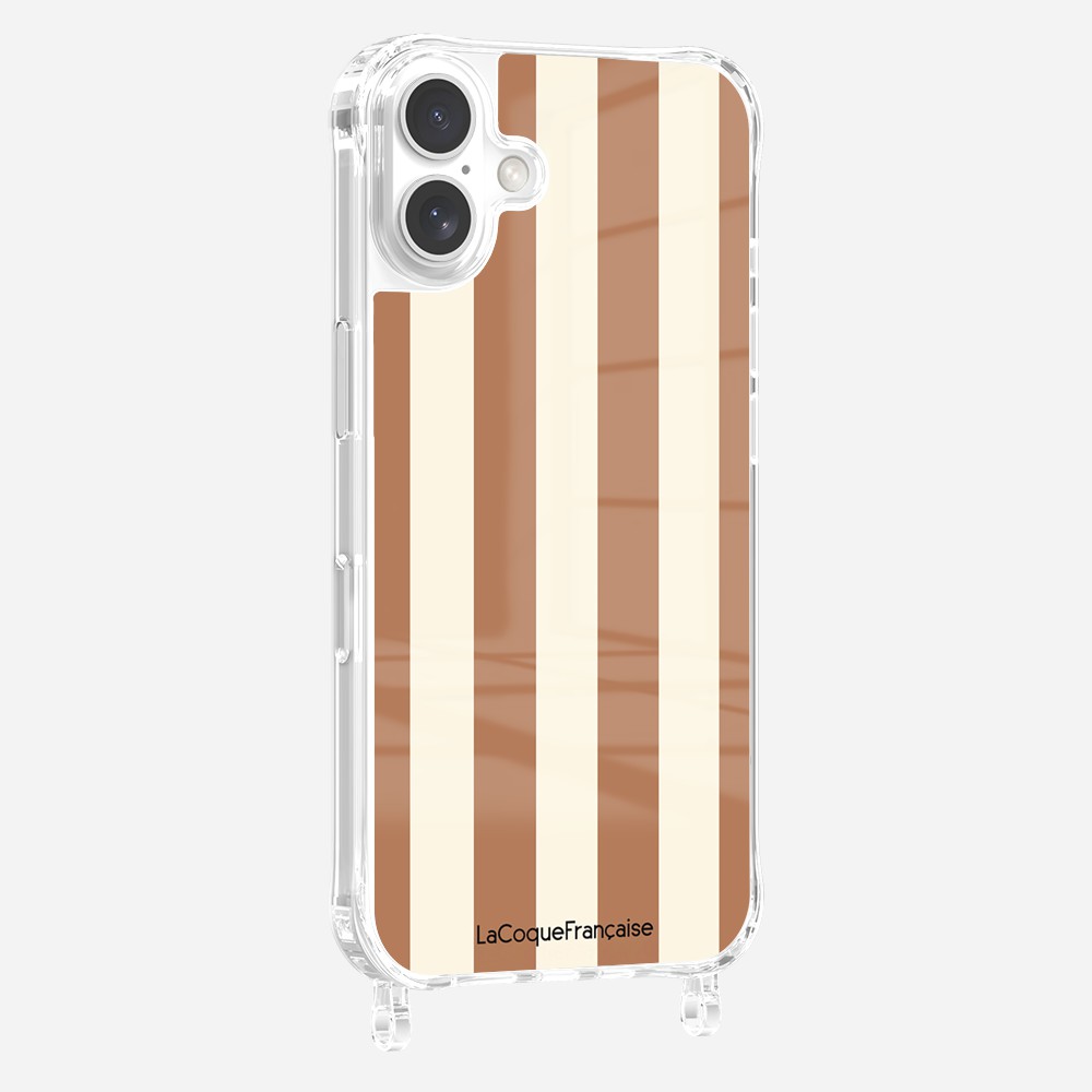 Coque Anneaux Imprimee Cappuccino