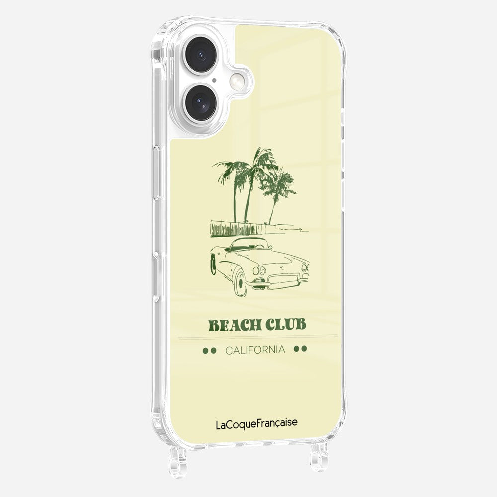 Coque Anneaux Imprimee Beach Club California