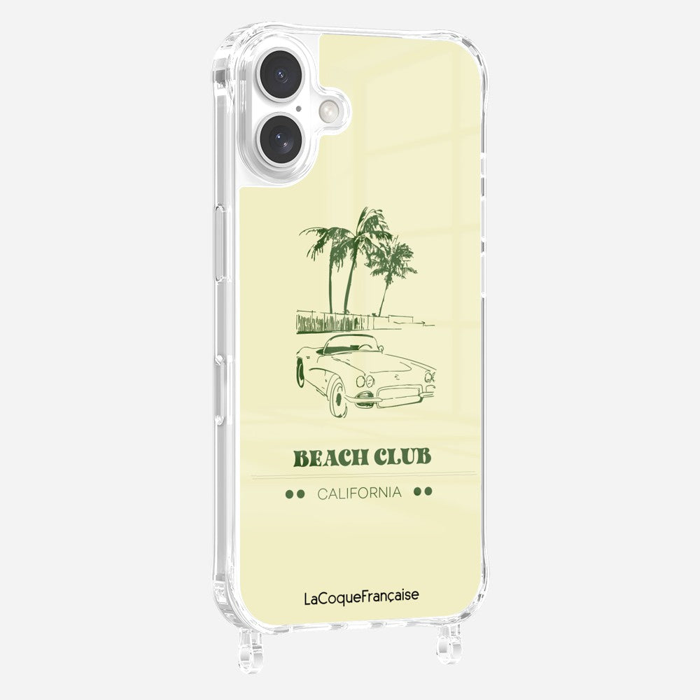 Coque Anneaux Imprimee Beach Club California