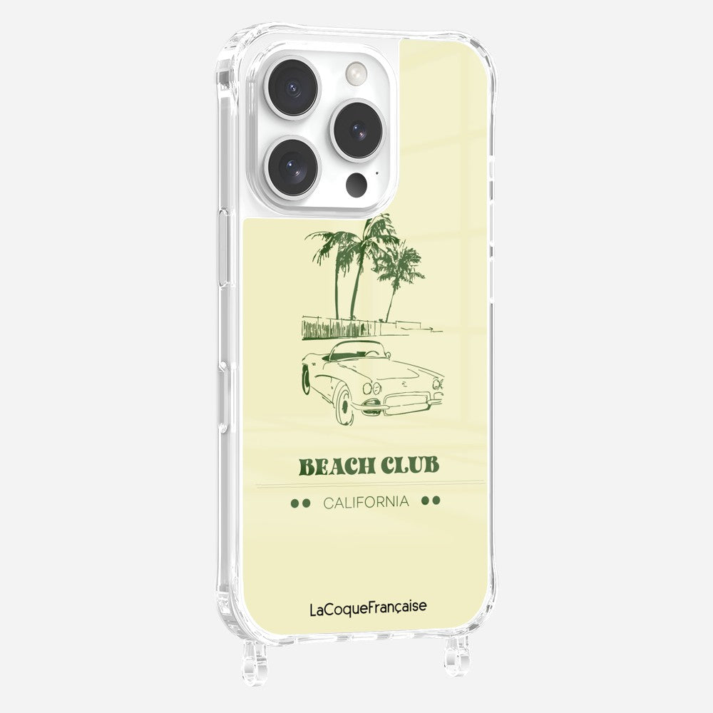 Coque Anneaux Imprimee Beach Club California
