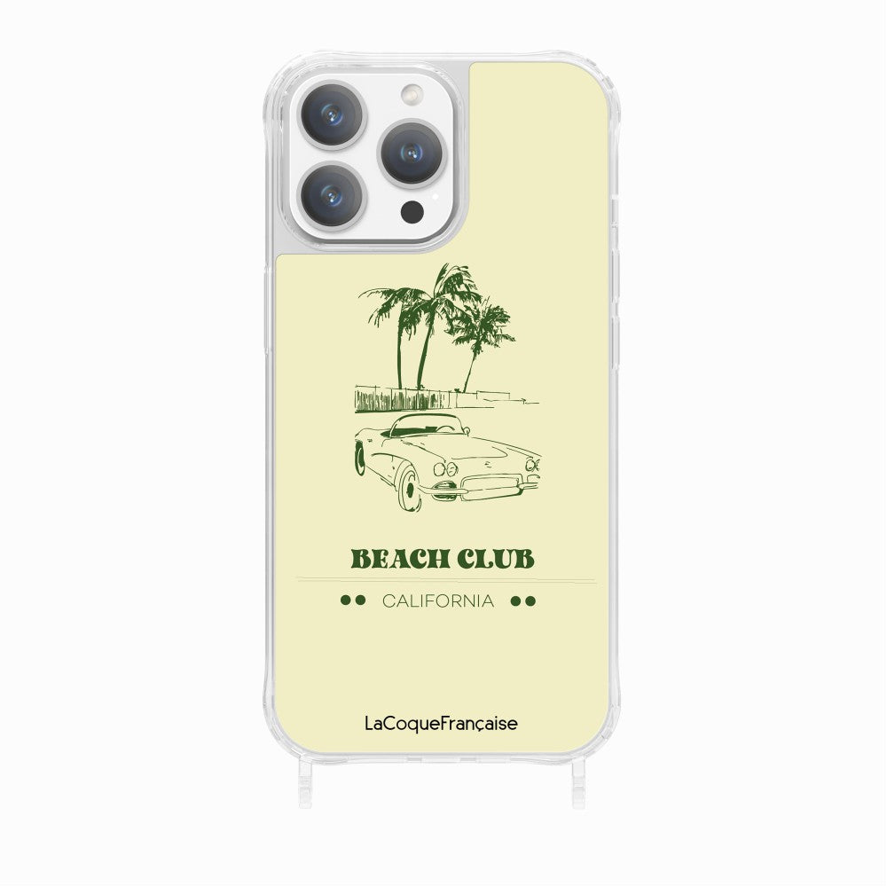 Coque Anneaux Imprimee Beach Club California