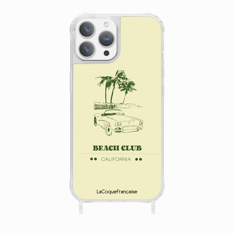 Coque Anneaux Imprimee Beach Club California