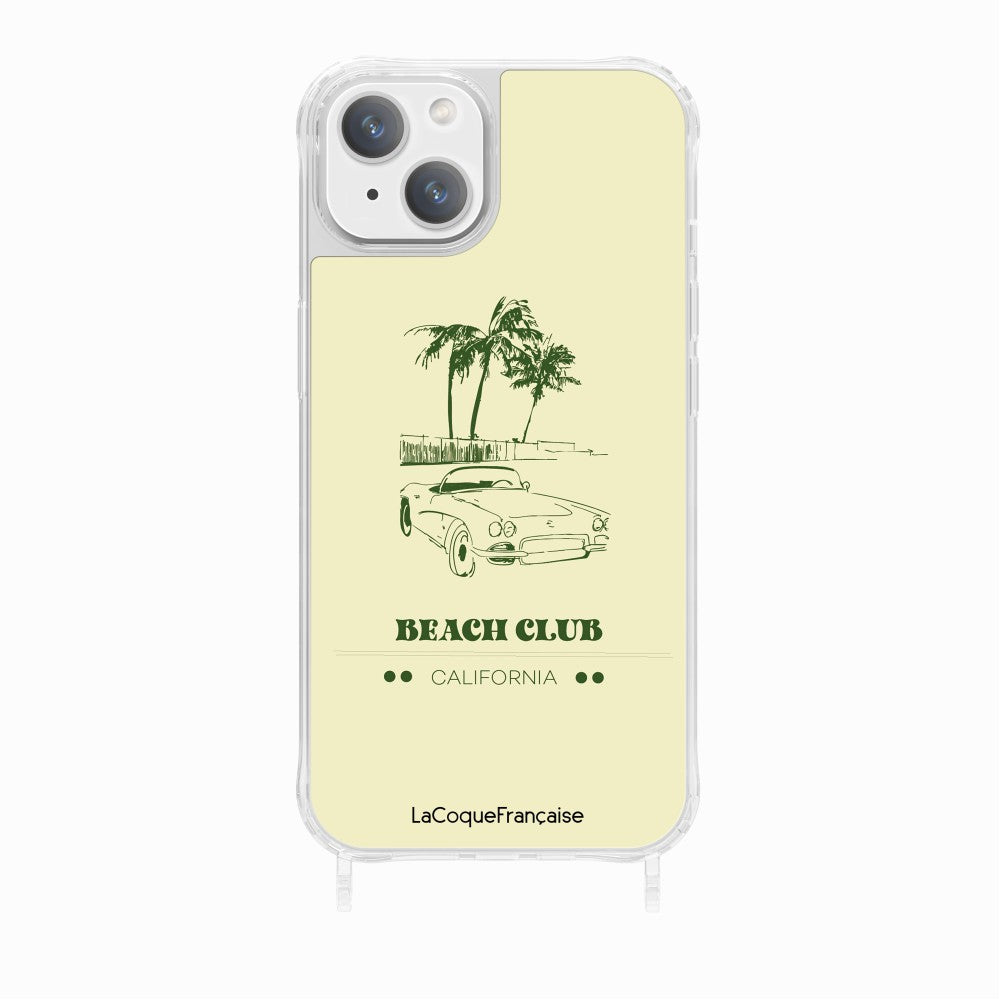 Coque Anneaux Imprimee Beach Club California