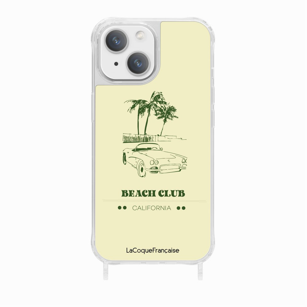 Coque Anneaux Imprimee Beach Club California