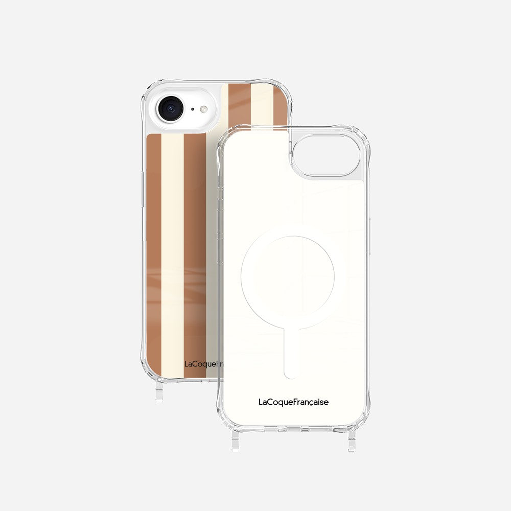 Coque Anneaux Imprimee Cappuccino