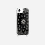 Coque Anneaux Imprimee Bandana Noir