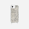 Coque Anneaux Imprimee Zebre Noir
