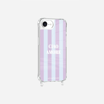 Coque Anneaux Imprimee Ciao Amore Violet