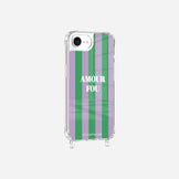 Coque Anneaux Imprimee Amour Fou Violet - 6