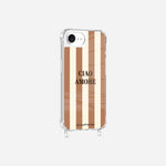 Coque Anneaux Imprimee Ciao Amore Beige