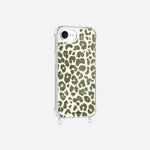 Coque Anneaux Imprimee Leopard Kaki