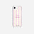 Coque Anneaux Imprimee Ciao Amore Rose