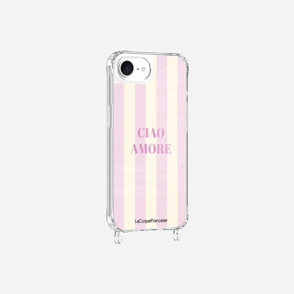 Coque Anneaux Imprimee Ciao Amore Rose