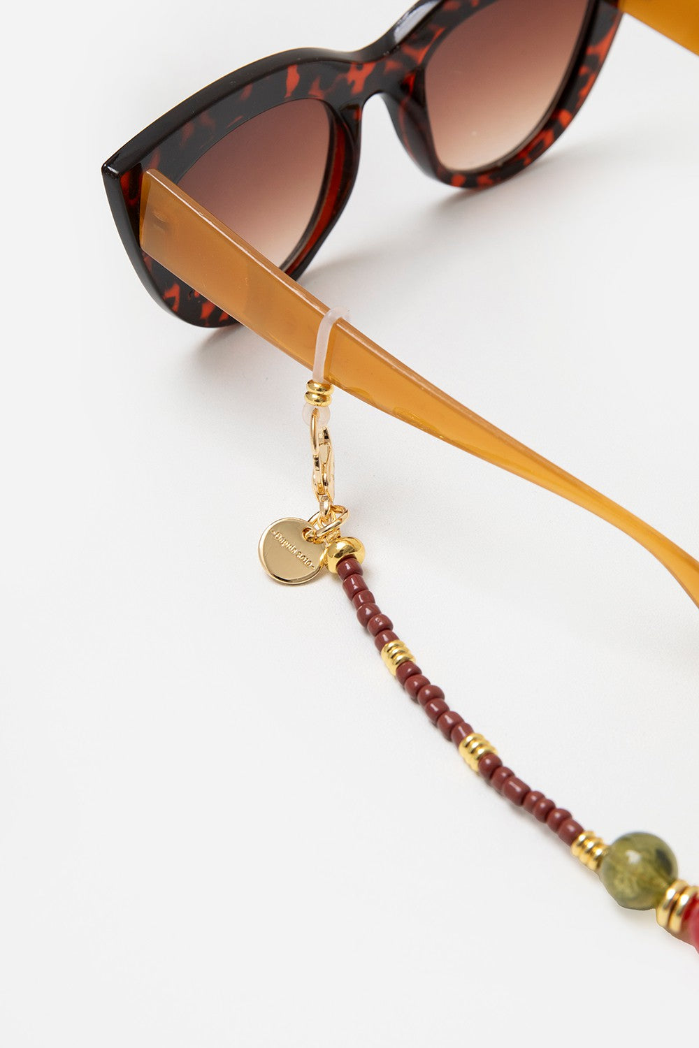Jewelry Eyeglass Chain Iris Brown 72 cm