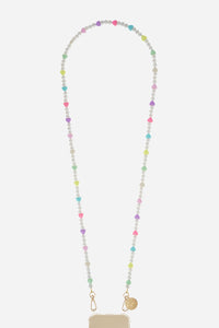 Chaine Longue Isa Blanc 120 cm