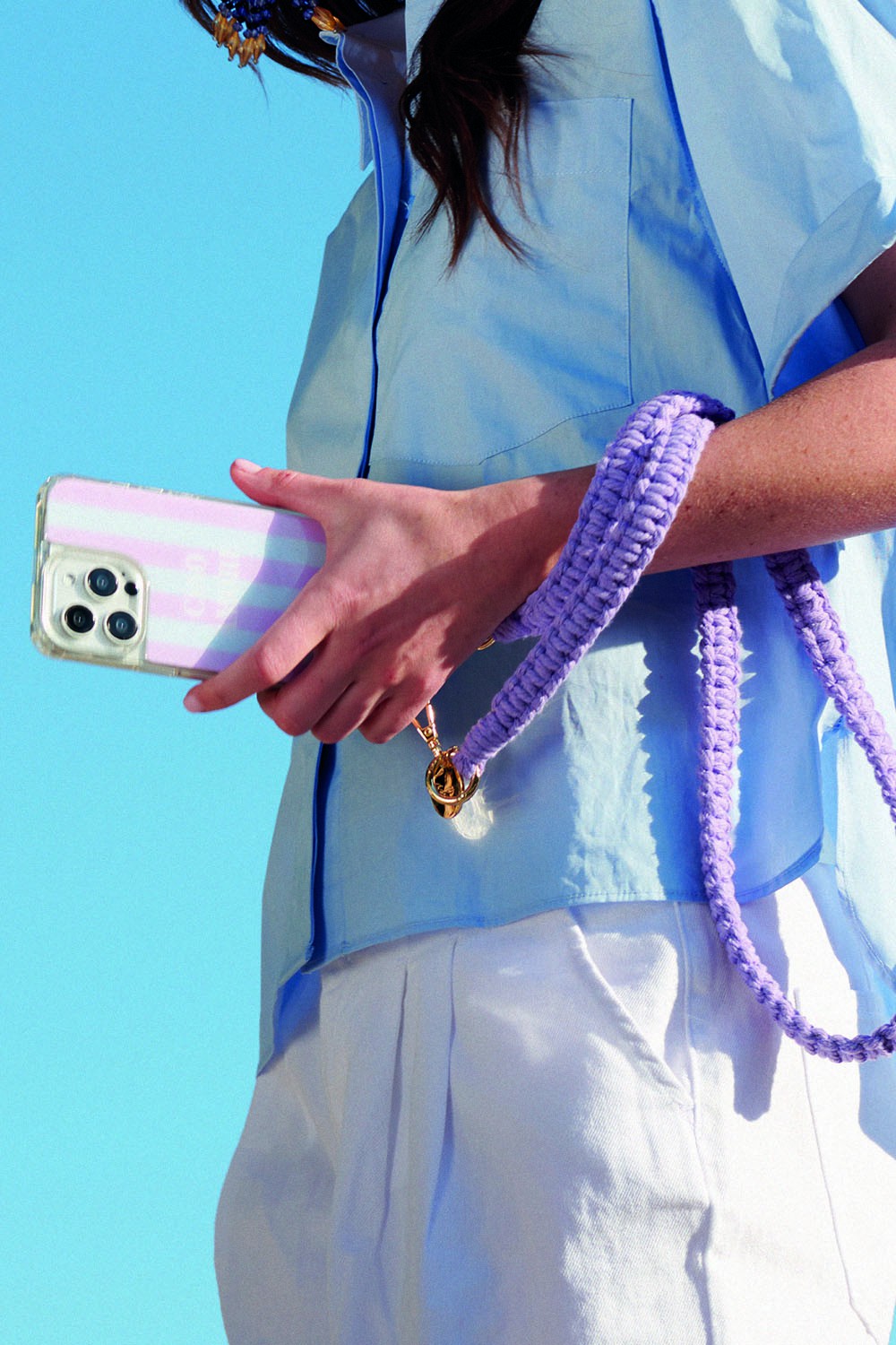 Mae Long Chain Violet 120 cm