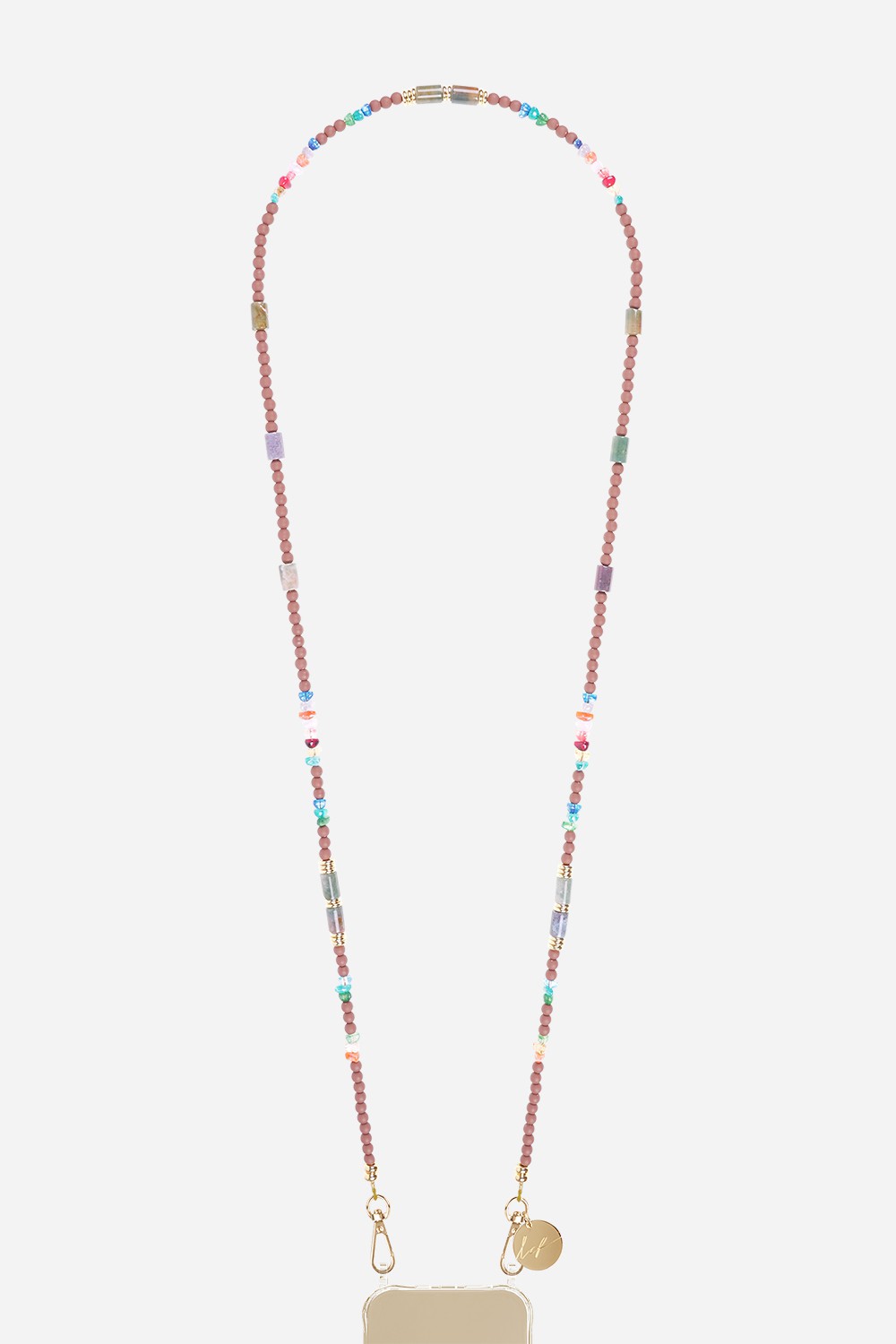 Nael Long Chain Brown 120 cm