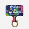 Adaptateur Personnalise D'amour Et De Vagues Bleu