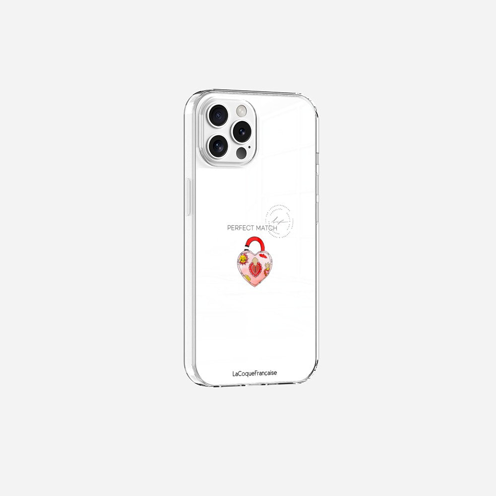 Coque Sans Anneaux Imprimee Cadenas Coeur