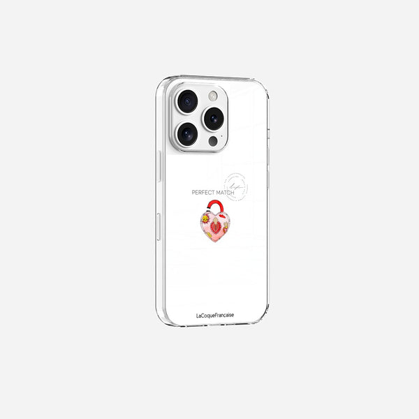 Coque Sans Anneaux Imprimee Cadenas Coeur