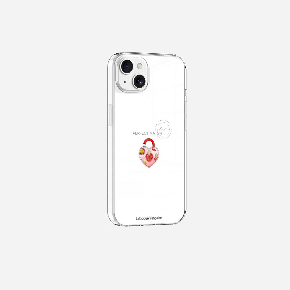 Coque Sans Anneaux Imprimee Cadenas Coeur