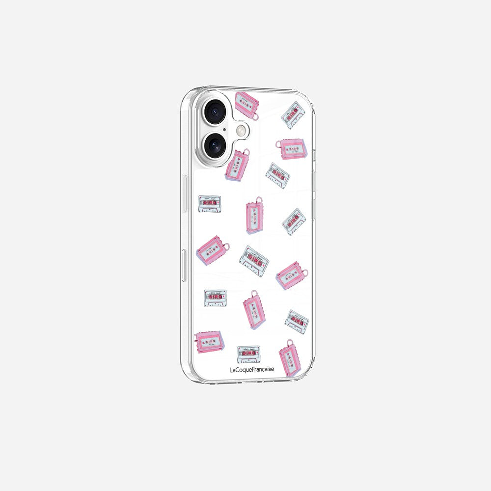 Coque Sans Anneaux Imprimee Walkman & Cassette