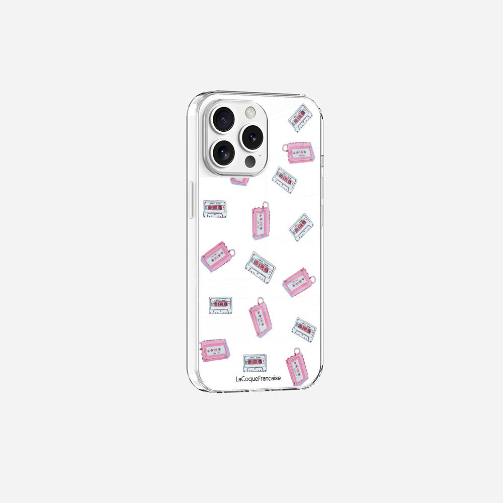 Coque Sans Anneaux Imprimee Walkman & Cassette