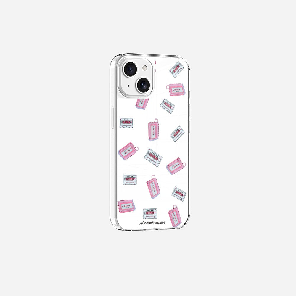 Coque Sans Anneaux Imprimee Walkman & Cassette