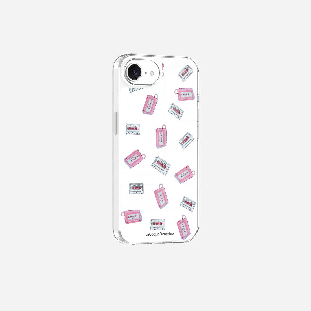 Coque Sans Anneaux Imprimee Walkman & Cassette