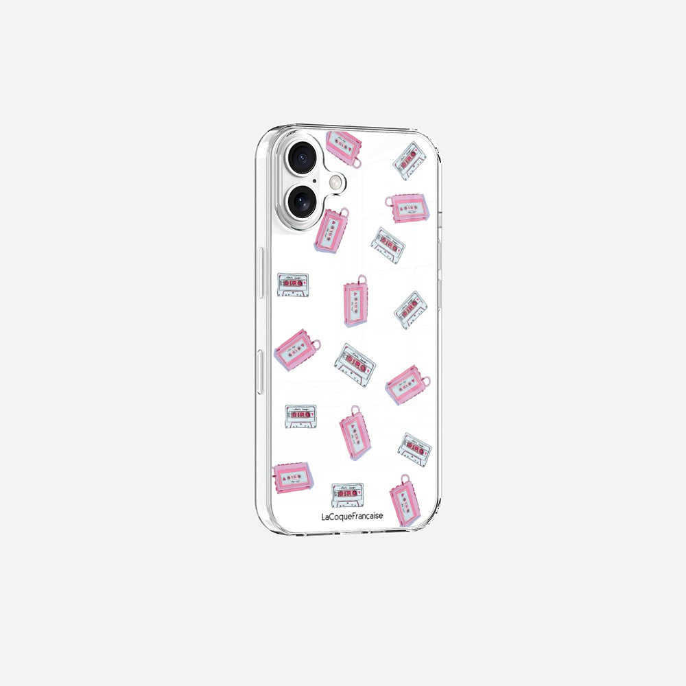 Coque Sans Anneaux Imprimee Walkman & Cassette