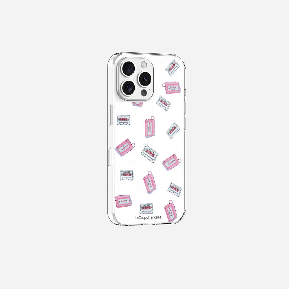 Coque Sans Anneaux Imprimee Walkman & Cassette