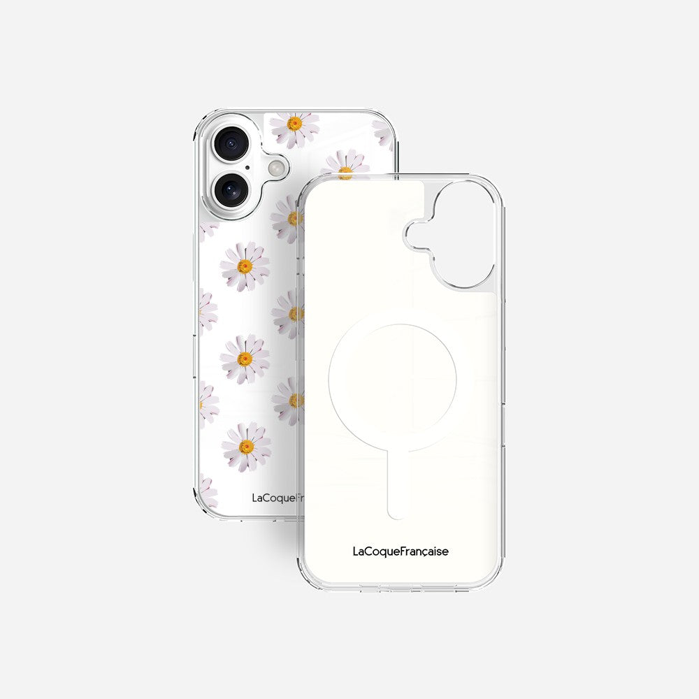 Coque Sans Anneaux Imprimee Marguerites