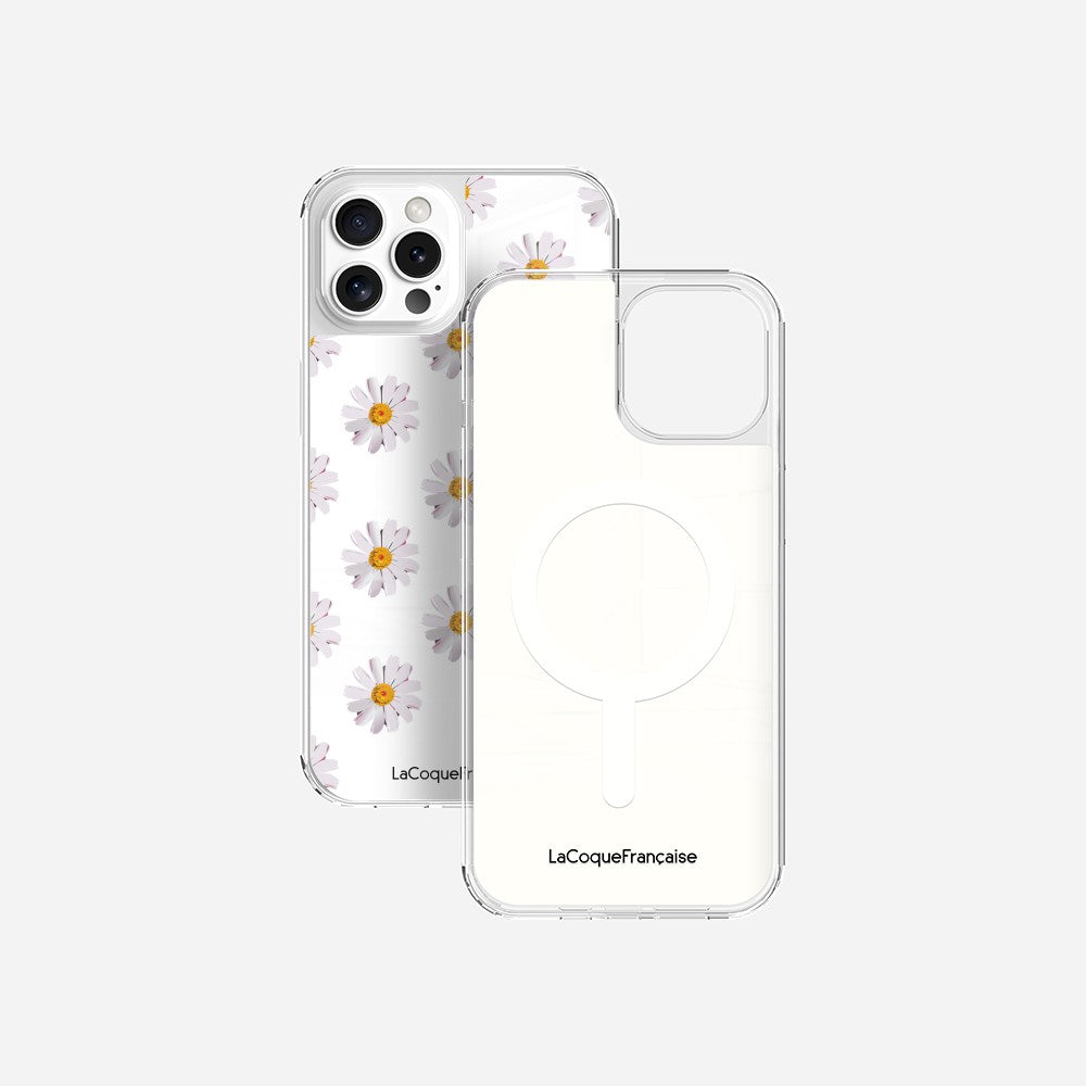Coque Sans Anneaux Imprimee Marguerites