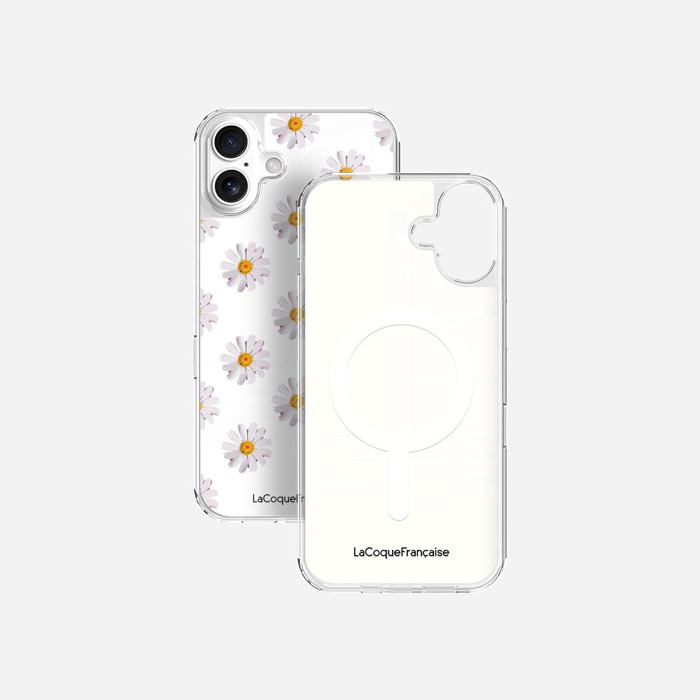 Coque Sans Anneaux Imprimee Marguerites