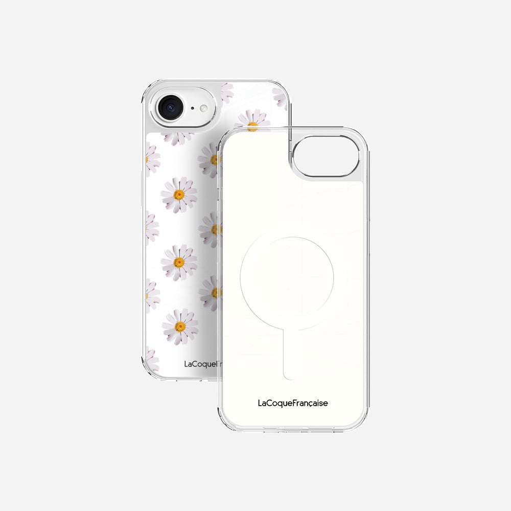 Coque Sans Anneaux Imprimee Marguerites