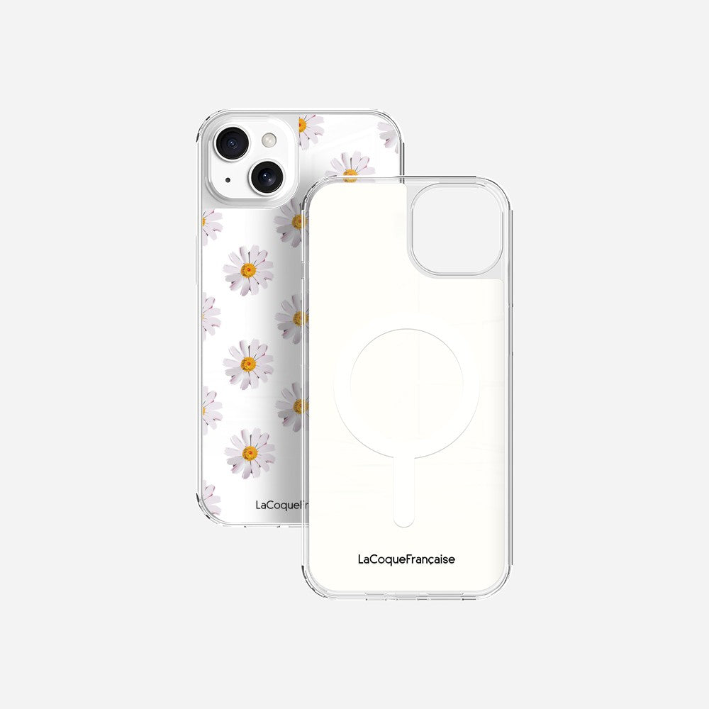 Coque Sans Anneaux Imprimee Marguerites