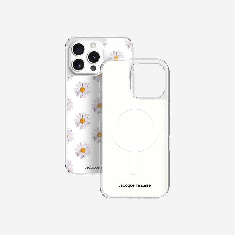 Coque Sans Anneaux Imprimee Marguerites
