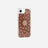 Coque Sans Anneaux Imprimee Bandana Brun