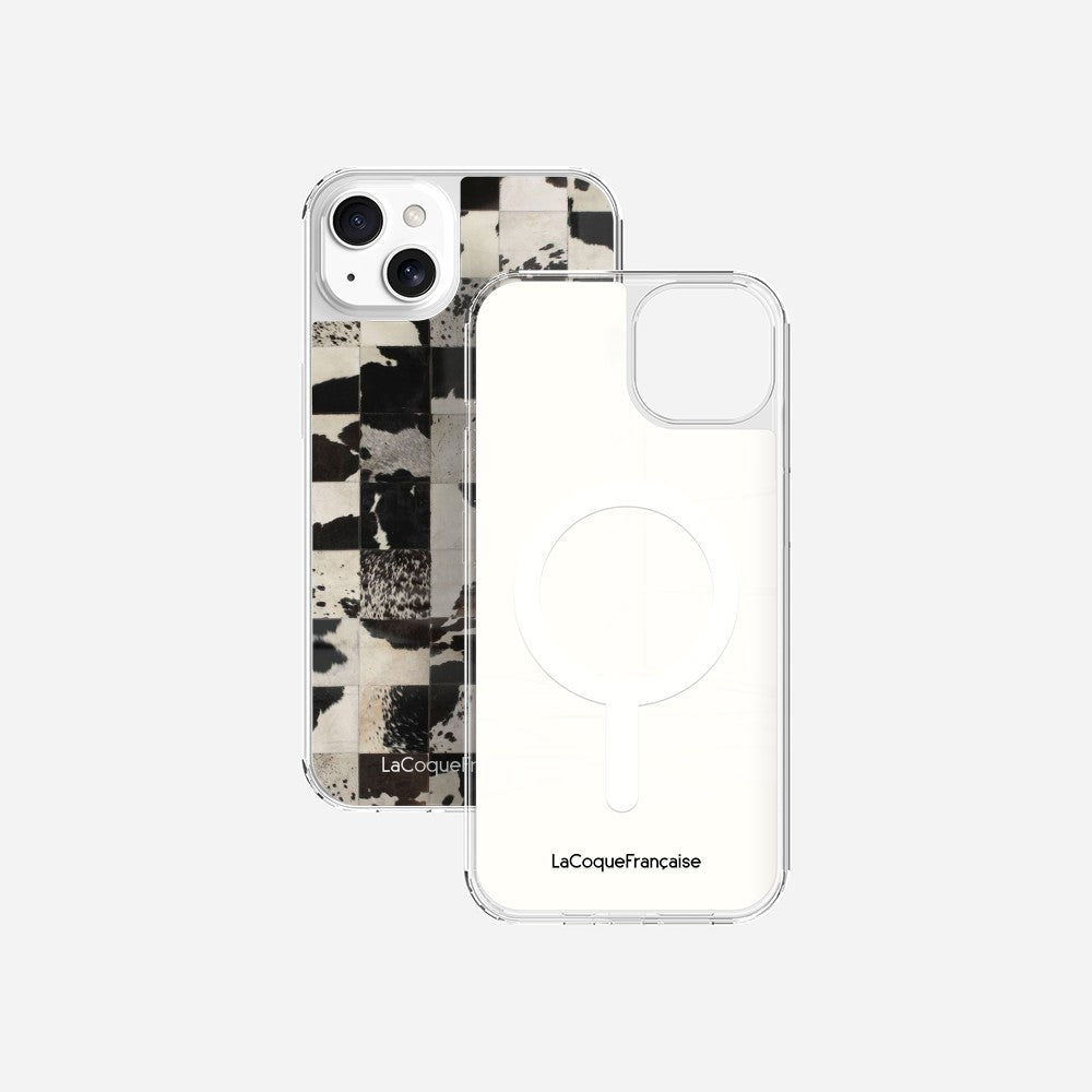 Coque Sans Anneaux Imprimee Mosaique Vache