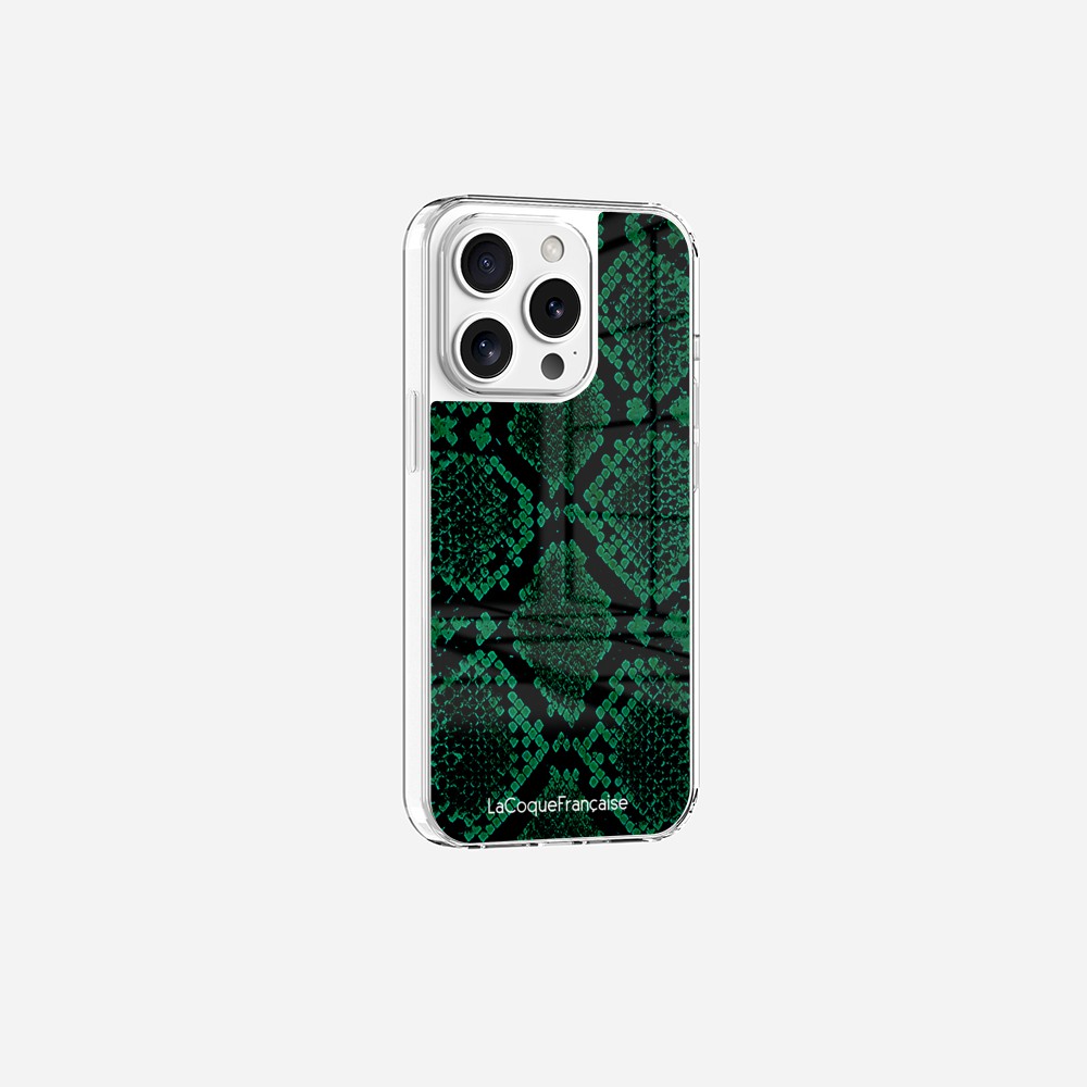 Coque Sans Anneaux Imprimee Python Vert