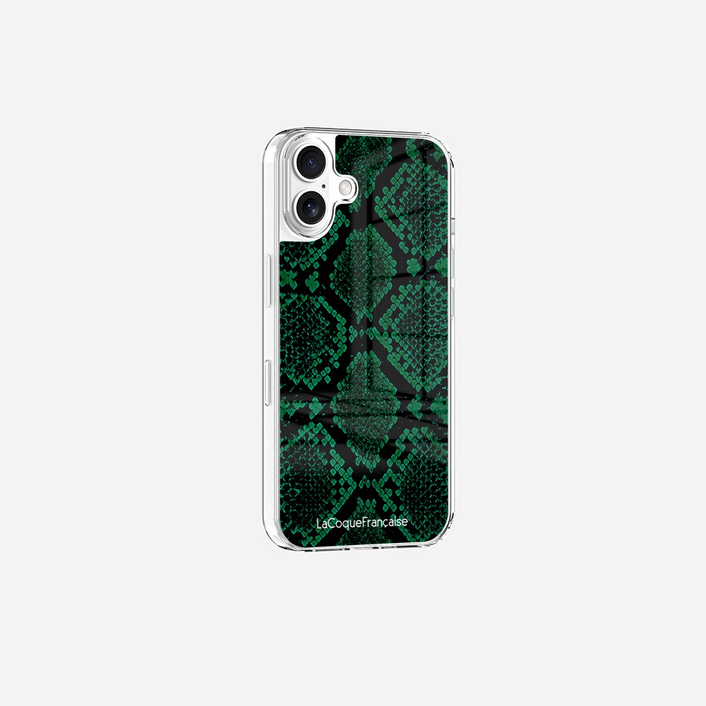 Green Python Print Ringless Case