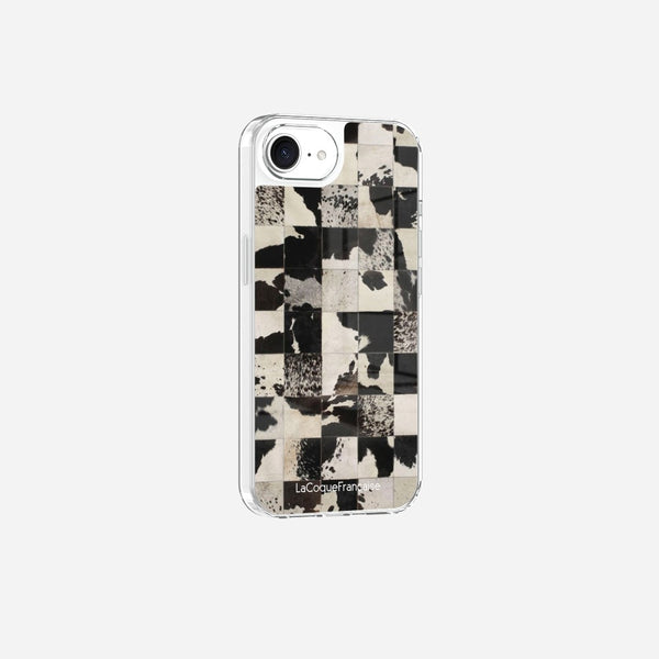 Coque Sans Anneaux Imprimee Mosaique Vache