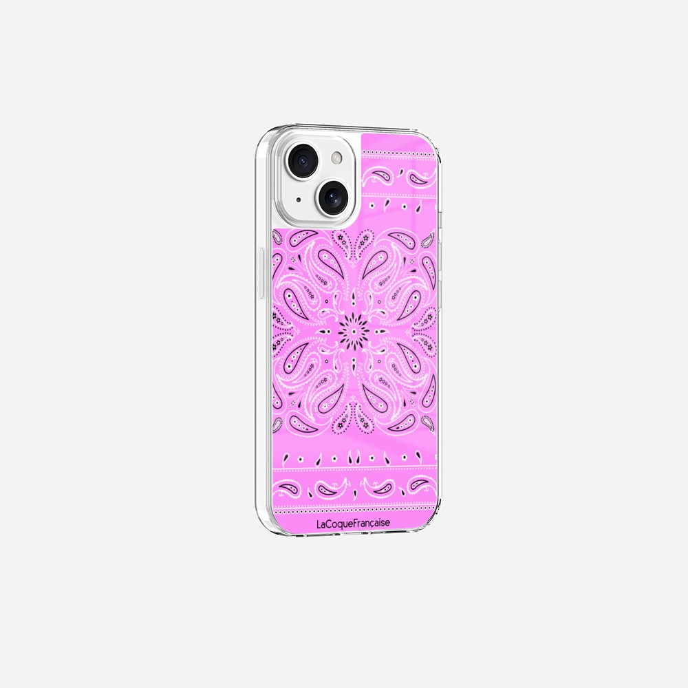Coque Sans Anneaux Imprimee Bandana Rose
