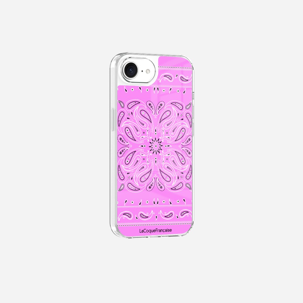 Coque Sans Anneaux Imprimee Bandana Rose