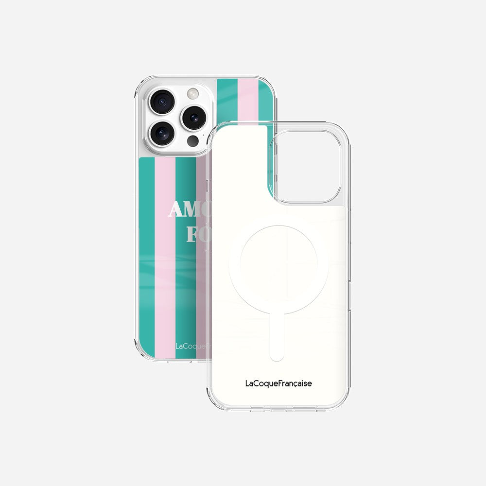 Coque Sans Anneaux Imprimee Amour Fou Rose