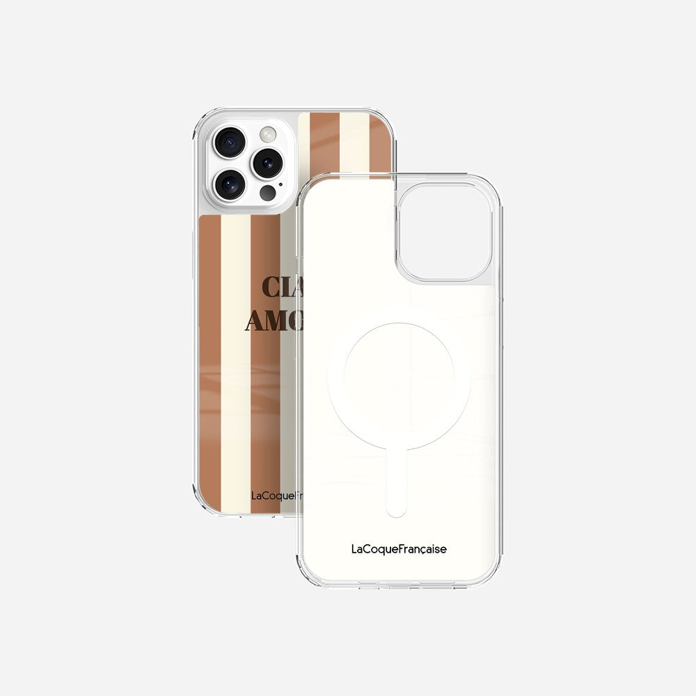 Coque Sans Anneaux Imprimee Ciao Amore Beige