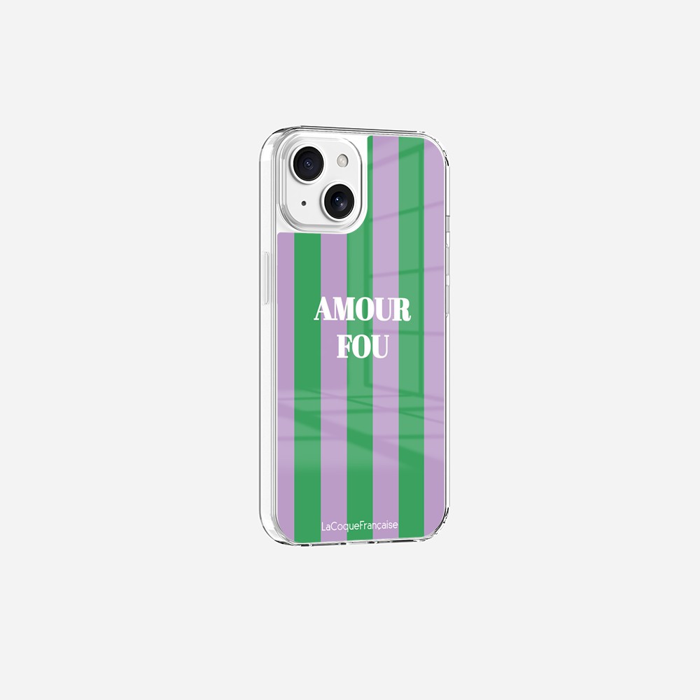 Coque Sans Anneaux Imprimee Amour Fou Violet