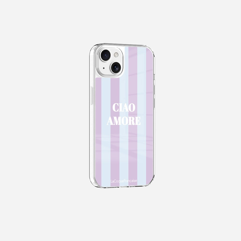 Coque Sans Anneaux Imprimee Ciao Amore Violet