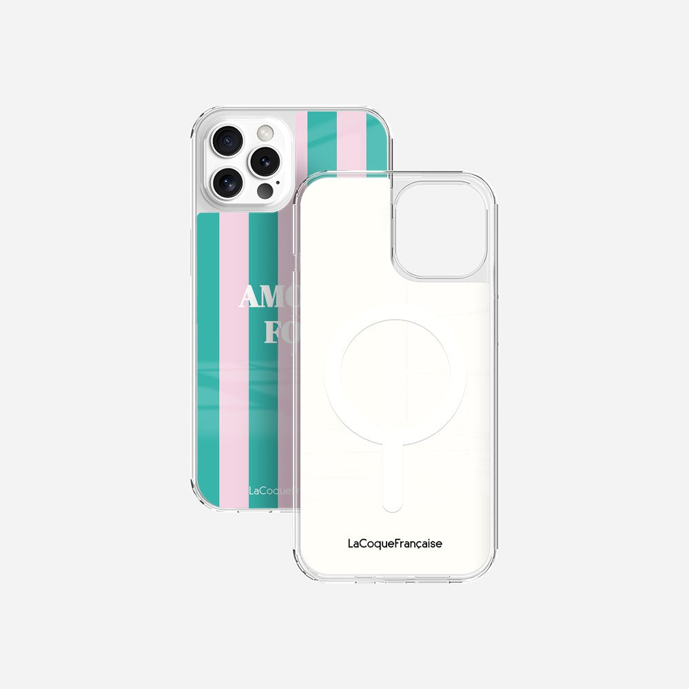 Coque Sans Anneaux Imprimee Amour Fou Rose